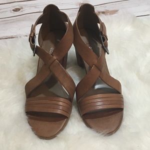 ECCO Womens Shape 65 Block Heel Dress Sandal